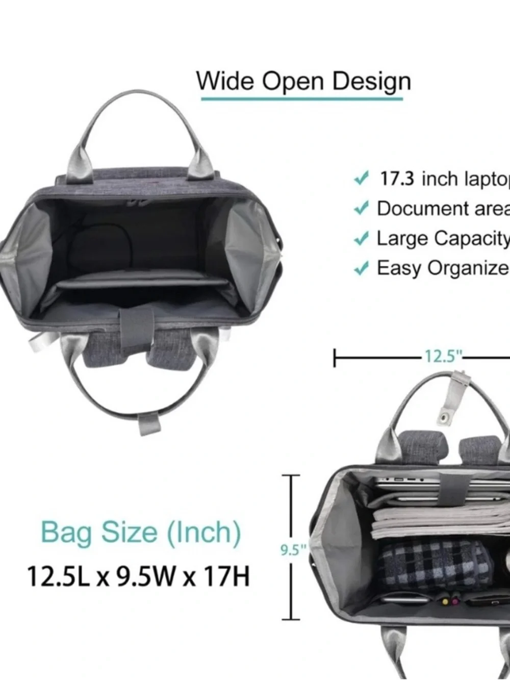 Gray Backpack